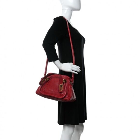 Chloe Calfskin Medium Paraty Acerola Bag - Picture 11 of 11